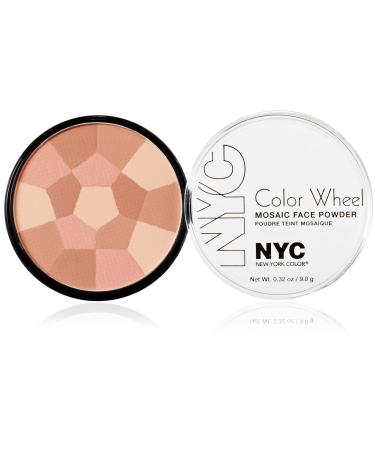 New York Color Wheel Mosaic Face Powder  Rose Glow  0.32 Ounce