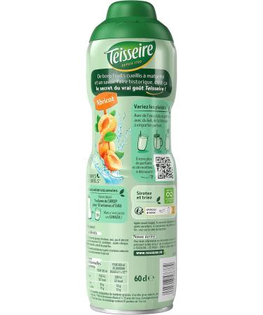 Teisseire Apricot Syrup for Refreshing Drink Cocktails (3x60cl) - Buy Online on GoSupps.com
