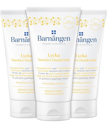 Barn ngen Hand Cream Lycka - Triple Pack (3 x 75 ml) | Nourishing & Moisturizing | Shop Internationally - Buy Online on GoSupps.com