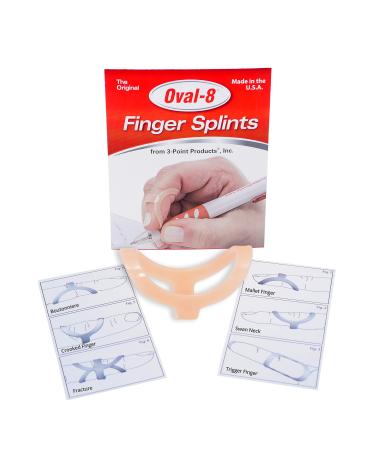 3-Point Products Oval-8 Finger Splint Size 9 (Pack of 1)