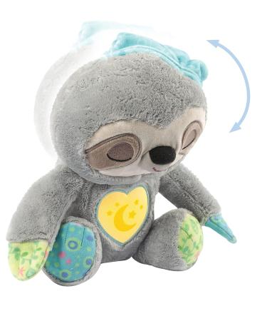 VTech Baby Schnarchi Slumber Sloth | Cuddly Sleep Aid Toy with Sounds Music & Night Light for Infants - Buy Online on GoSupps.com