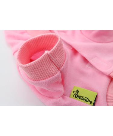 DroolingDog Princess Girl Dog Sweatshirts Puppy Hoodie Girls Dog Hoodies Crown Girl Dog Clothes Small Dog Girl Clothes Large (8.8lb-13.2lb) Pink - Buy Online on GoSupps.com