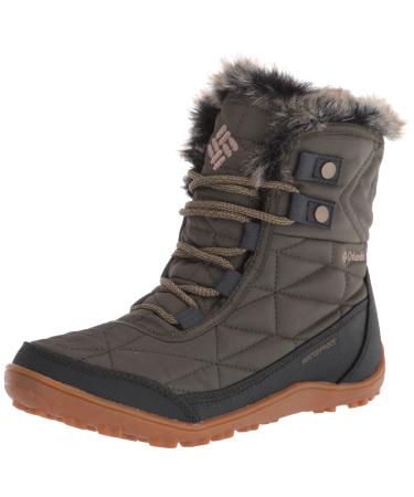 Columbia Women's Minx Shorty Iii Snow Boot 6 Nori, Khaki Ii