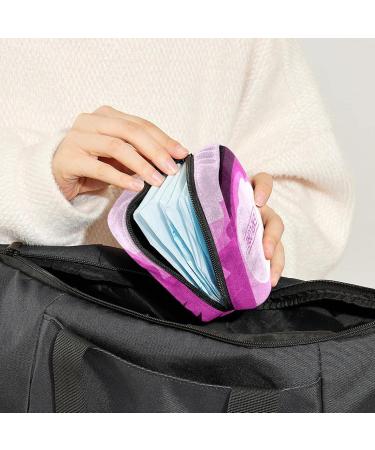 Women's Portable Period Kit - Bonds Storage Pockets Holder in Sunset Pattern | Feminine Product Bag for Girls - Buy Online on GoSupps.com