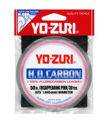 Yo-Zuri 30-Yard HD Fluorocarbon Leader Line, Pink, 50-Pound - Buy Online on GoSupps.com