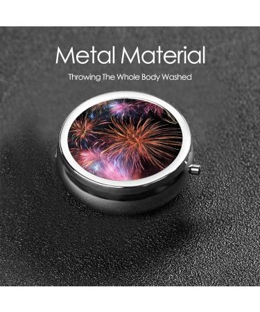 Explosion Firework 3D Printed Mini Pill Box | 3 Compartment Travel Pill Organizer | Portable Medicine Case for Home & Office - Buy Online on GoSupps.com