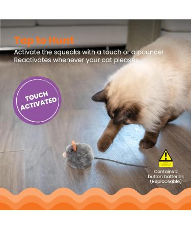 Petstages Squeak Squeak Mouse Plush Catnip Cat Toy - Buy Online on GoSupps.com