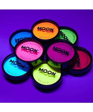 Moon Glow Pro Intensive Neon-UV Face & Body Paint - Professional Water-Based Makeup for Adults & Kids - 36g (White) - International Shipping Available - Buy Online on GoSupps.com