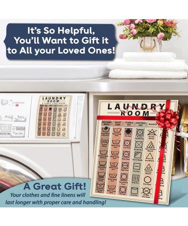 Laundry Care Guide Easy To Follow Instructions Magnets Laundry Symbols For Washing Machine Laundry Instruction Laundry Care - Buy Online on GoSupps.com
