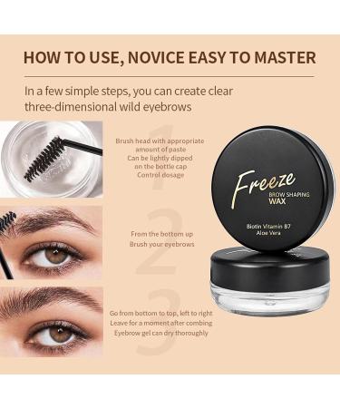  MrCuvaryas Eyebrow wax - Eyebrow sculpting gel - Extra long-lasting - Clear - Fixer - Long-lasting sculpting gel - Styling cream for definition - Buy Online on GoSupps.com