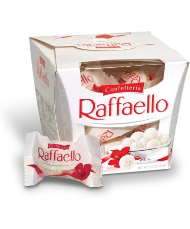CONFETTERIA RAFFAELLO Coconut Almond Specialty Gift Box 15 Individually Wrapped Candies 150 grams 15 Count (Pack of 1) - Buy Online on GoSupps.com