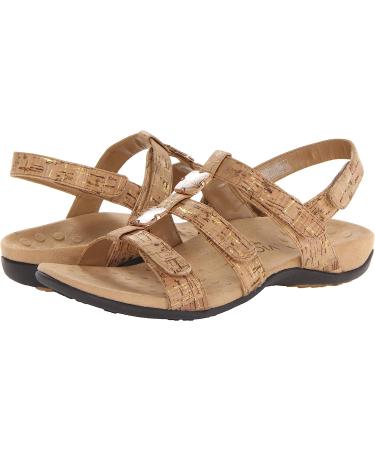 Vionic Rest Amber Women's Backstrap Sandal - Gold Cork, Size 8 - Buy Online on GoSupps.com