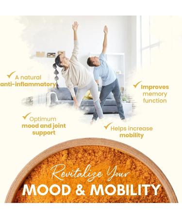 Turmeric Curcumin with Black Pepper: Mood, Mobility, and Joint Support - Buy Online on GoSupps.com