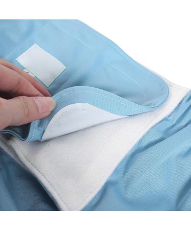Buy Reusable Adult Diapers | Waterproof & Adjustable Incontinence Quilts Pants - Blue - Buy Online on GoSupps.com
