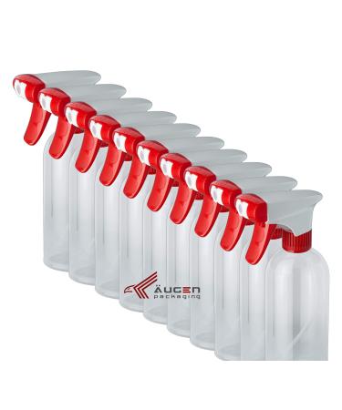 10pcs of 500ml spray bottles | white-red spray head | Power Trigger | empty | Spray Bottle