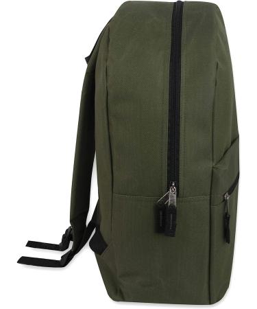 Trailmaker Classic 17 Inch Backpack - Adjustable Padded Shoulder Straps - Green - Buy Online on GoSupps.com
