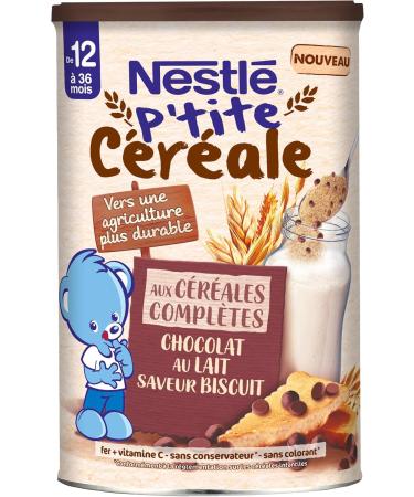P'tite C r ales - chocolat au lait saveur biscuit - c r ales compl tes - d s 12 mois - 415g (Lot de 4) Chocolat 415 g (Lot de 4) - Buy Online on GoSupps.com