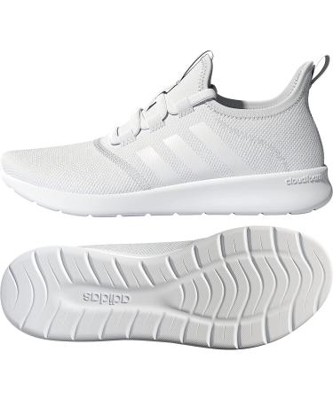 adidas Women's Cloudfoam Pure-2.0 Running Shoe 8 - White/Grey | Lightweight Comfort - Buy Online on GoSupps.com