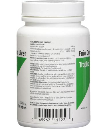 Trophic Desiccated Liver 180 Count - Buy Online on GoSupps.com