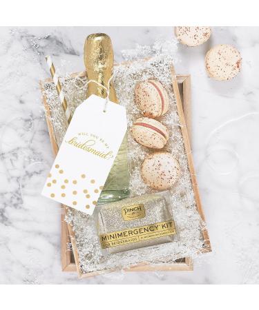 Pinch Provisions Bridesmaid Minimergency Kit - 21 Wedding Day Essentials - Bridal Shower Gift - Champagne Glitter - Buy Online on GoSupps.com
