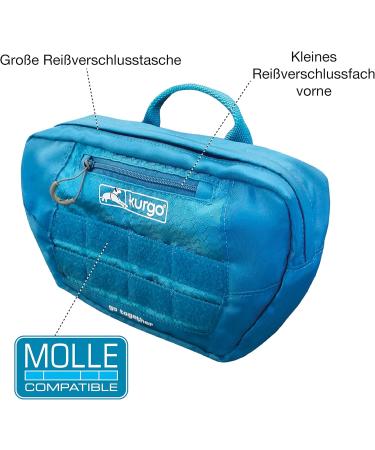 Kurgo RSG Saddle Bag for Dogs - Black | Compatible with RSG Harnesses & Belts | Two Zippered Pockets - Buy Online on GoSupps.com