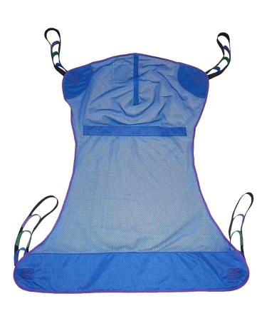 Toileting Full Body Mesh Heavy Duty Patient Lift Sling Hoist for Lifting Elderly Divided Leg Shower Sling Patient Lifts Heavy Duty Transfer Sling Disabled Elderly (Xx)