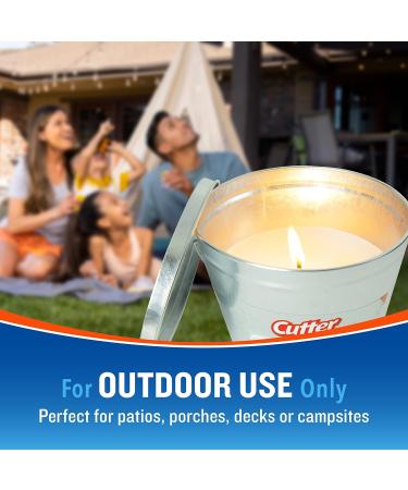Cutter 66384-1 Camping Candles - Pack of 6 Silver | Long-Lasting Outdoor Citronella Candles - Buy Online on GoSupps.com