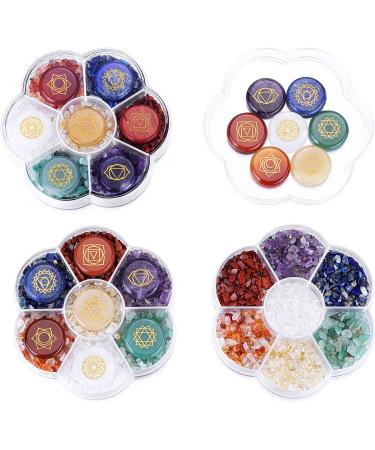 7 Chakra Healing Crystals Set | Reiki Gemstones for Meditation & Therapy - Buy Online on GoSupps.com