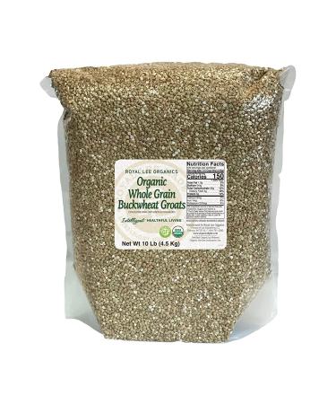 Royal Lee Organics Organic Gluten Free Buckwheat Groats - 10 lbs - Pack of 1 - Buy Online on GoSupps.com