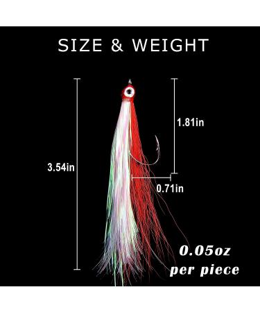 Classic Clouser Minnow Streamer Flies - 5pcs | Fly Fishing Lures for Trout, Bass, Saltwater & Freshwater - Buy Online on GoSupps.com