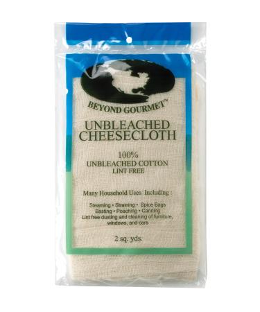 Beyond Gourmet Cheese Cloths, UNB Cheesecloth, Unbleached UNB Cheesecloth Unbleached