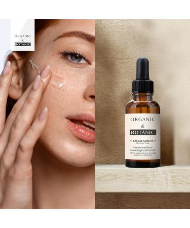 Organic & Botanic Amazonian Berry Facial Serum - 30ml | Instant Hydration & Vegan Skincare for All Skin Types | Made in the UK - Buy Online on GoSupps.com