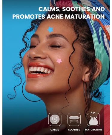 140 Dots Star Pimple Patches - 5 Colors Hydrocolloid Acne Patches for Face | Cute Healing Zit Stickers - Buy Online on GoSupps.com
