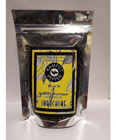 Organic Kampot Pepper: Rare Cambodian Black Peppercorns - 4 Ounce (Pack of 1) - Buy Online on GoSupps.com