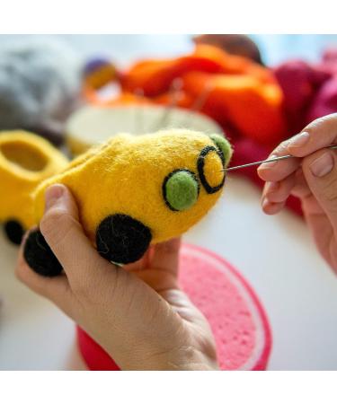 Glaciart One Felt Pom Poms Wool Balls - 240 Pcs - Handmade Felted - 4 Sizes - 60 Colors - for Felting & Garland - Buy Online on GoSupps.com
