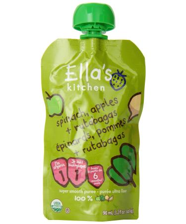 Ella's Kitchen Spinach Apples and Rutabagas 28-count
