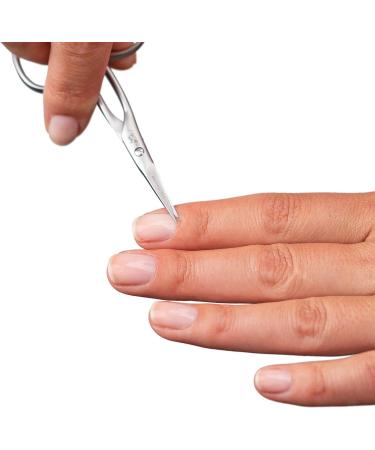 REMOS Left-Handed Cuticle Scissors - 9.5cm Stainless Steel INOX - Buy Online on GoSupps.com