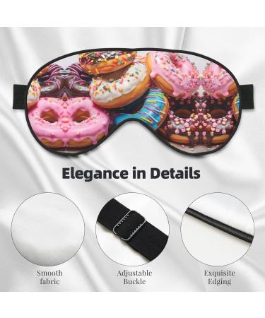 Donuts Sleep Mask | Adjustable Breathable Fashionable Eye Mask for Ultimate Comfort - Shop Internationally - Buy Online on GoSupps.com