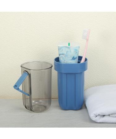 VOCOSTE Lightweight Travel Toothbrush Case - Durable Plastic Holder for Travel & Business Blue - 2.99 x 2.83 x 8.27 - Buy Online on GoSupps.com