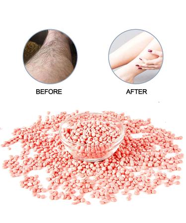 PURPLESKY Hard Wax Beads 2.5LB - Hair Removal for Sensitive Skin - Brazilian Waxing Kit for Women - Rose Scent - Includes 20 Wax Sticks - Buy Online on GoSupps.com