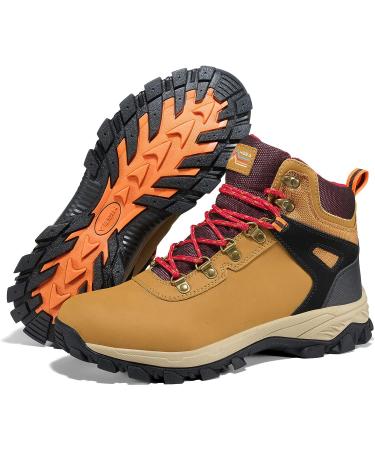 HISEA Brown Women's Hiking Boots - Size 7.5 | Waterproof Outdoor Footwear - Buy Online on GoSupps.com