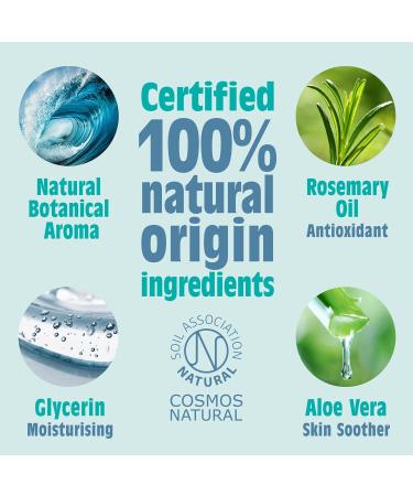 Natural Deodorant Roll On Refill by Salt of the Earth Ocean & Coconut - Vegan Long Lasting Protection Leaping Bunny Approved Made in the UK - 525ml - Buy Online on GoSupps.com