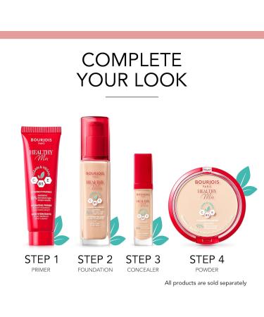 Bourjois - Healthy Mix Clean Foundation - 58 W Caramel - Buy Online on GoSupps.com