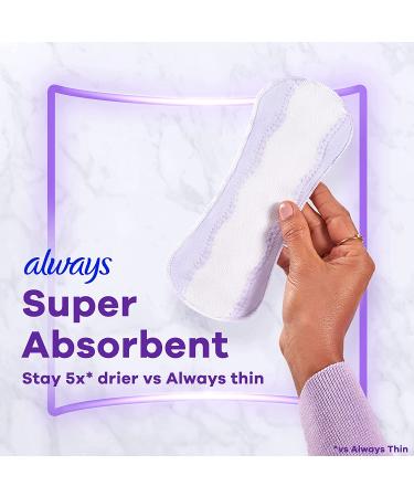 Always Anti-Bunch Xtra Protection Panty Liners | Light Absorbency, Extra Long, Leakguard + Rapiddry | Unscented - 92 Count - Buy Online on GoSupps.com