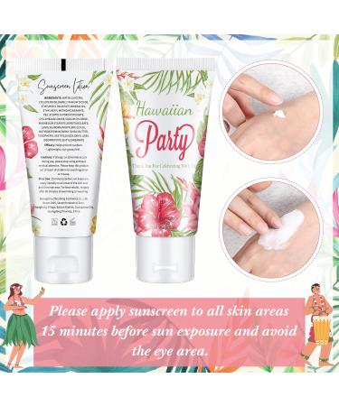 Dansib 24 Pcs Mini Sunscreen Bulk Thank You for Being Awesome Appreciation Spf 30 Water Resistant Sunscreen Lotion Thank You Gifts for Employee Coworker Friends Neighbors (White Cream Hawaiian Flower) - Buy Online on GoSupps.com