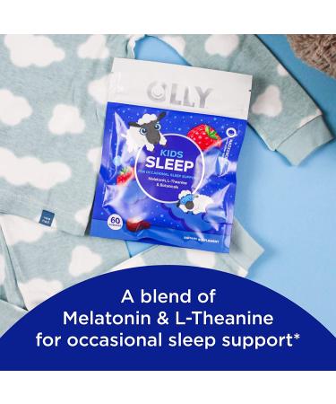 Olly Melatonin Gummies Razzberry - 60 Count | Sleep Aid & Restful Night - Buy Online on GoSupps.com