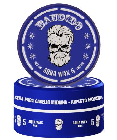 Bandido BANDIDO Aqua Hair Wax No. 5 Men's Medium Hold Hair Wax 150 ml Long-lasting shine wet look Edge Control