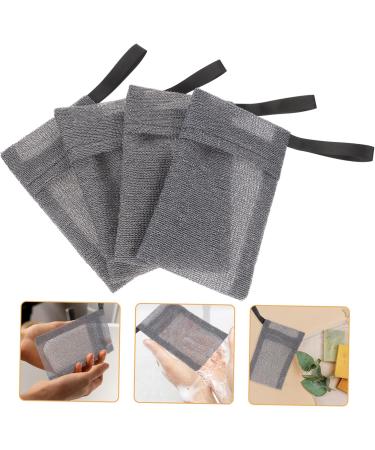 FOMIYES 8 Pcs Soap Soap Holder Soap Bar Loofah Soap Sleeve Bathroom Accessories Storage Soap Saver Soap Pouch Foam Pocket Body Scrub Nylon Fiber Bath Soap - Buy Online on GoSupps.com