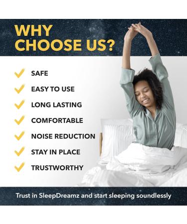 SleepDreamz Premium Ear Plugs for Sleeping - 6 Pairs White | Noise-Cancelling, Soft & Comfortable Silicone Earplugs for Work, Concerts & Travel | Peaceful & Uninterrupted Sleep | 6 count - Buy Online on GoSupps.com