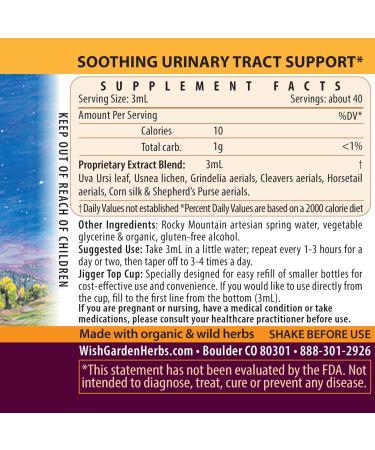 WishGarden Herbs Bladder Buddy - Herbal Supplement for Urinary Tract Health - Uva Ursi & Cranberry Alternative - 4oz - Buy Online on GoSupps.com